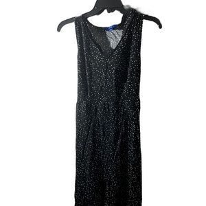 Apt 9. Black and White Polka Dot Dress (Medium)